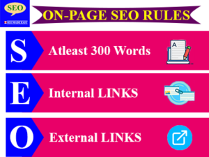 on page seo rules